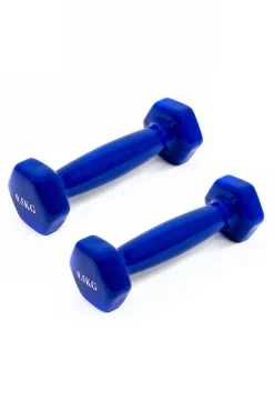 2x Mancuernas Pesas De 0,5kg Agarre Vinilo Suave Ejercicio Gimnasia Musculacion