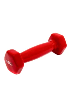 2x Mancuernas Pesas De 0,5kg Agarre Vinilo Suave Ejercicio Gimnasia Musculacion