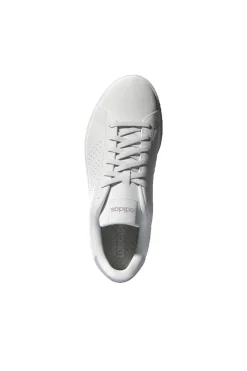 Zapatillas adidas Advantage De Cuero Blanco Nube Y Rosa Aero