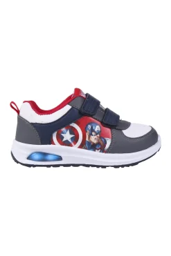 Zapatillas Con Luzes Led Capitán América 70235