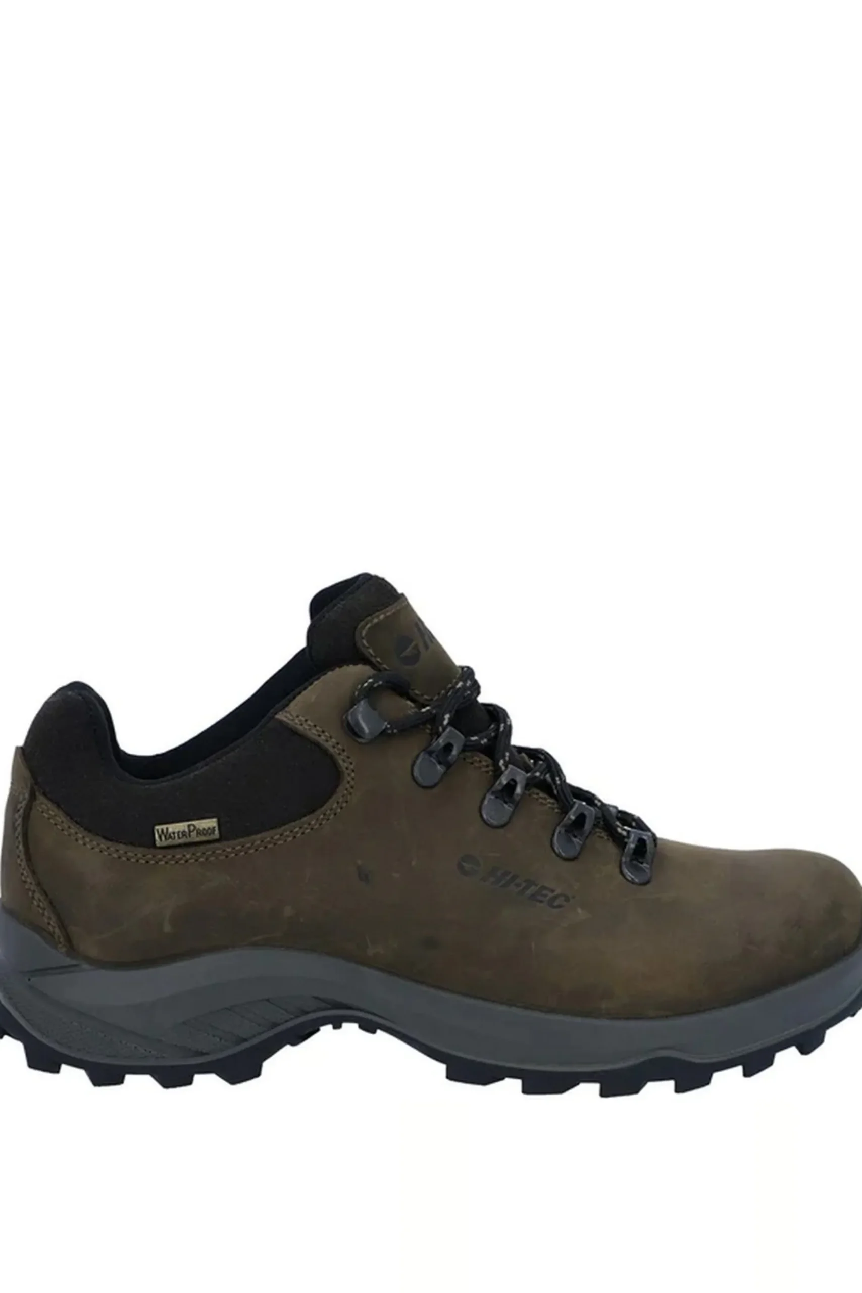 Zapatillas De Cuero Flor Con Cordones Hitec Walk Lite Camino Ultra