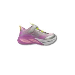 Zapatillas Skechers Luces Cosmic Glow Plata